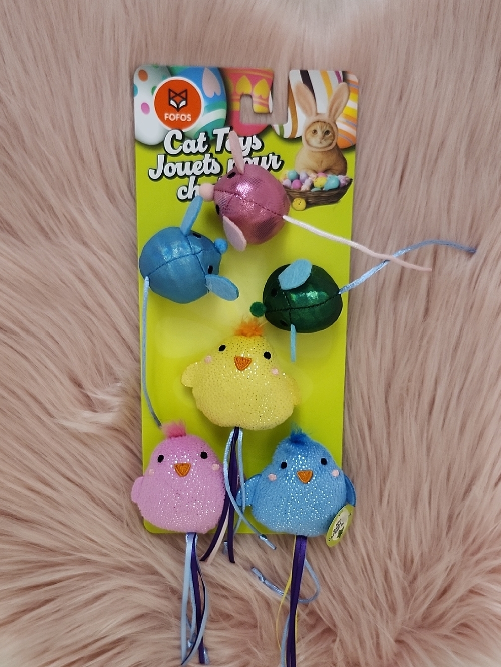 Brand New FOFOS HOLIDAY INSPIRED CATNIP CAT TOYS-6CT